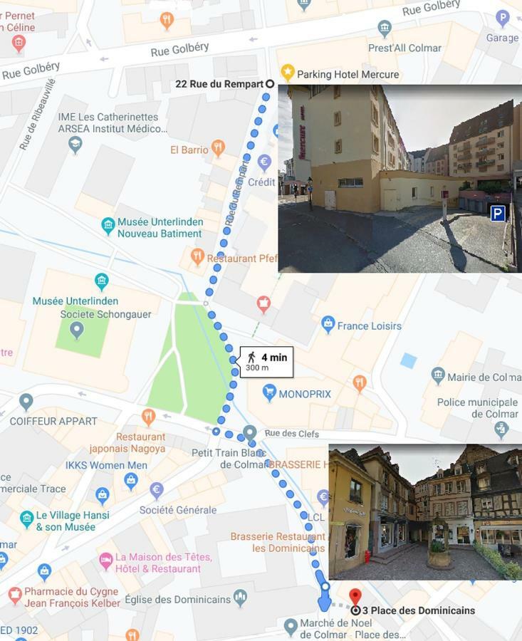 Duplex Des Dominicains - 1 Parking Gratuit - Hypercentre 6 Personnes Leilighet Colmar Eksteriør bilde